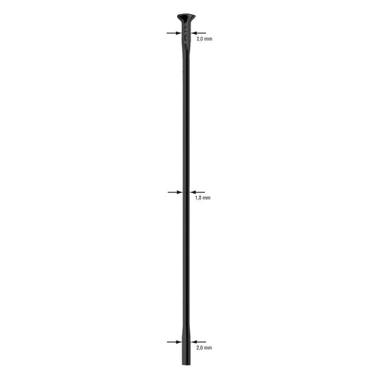 Sapim Race Straight Pull Black 242mm-310mm